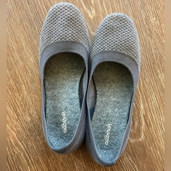 RARE Allbirds Tree Breezer Flats Seashell Gray 6.5 - Picture 4 of 10